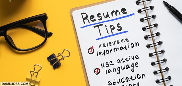 Copy-Paste Resume Tips