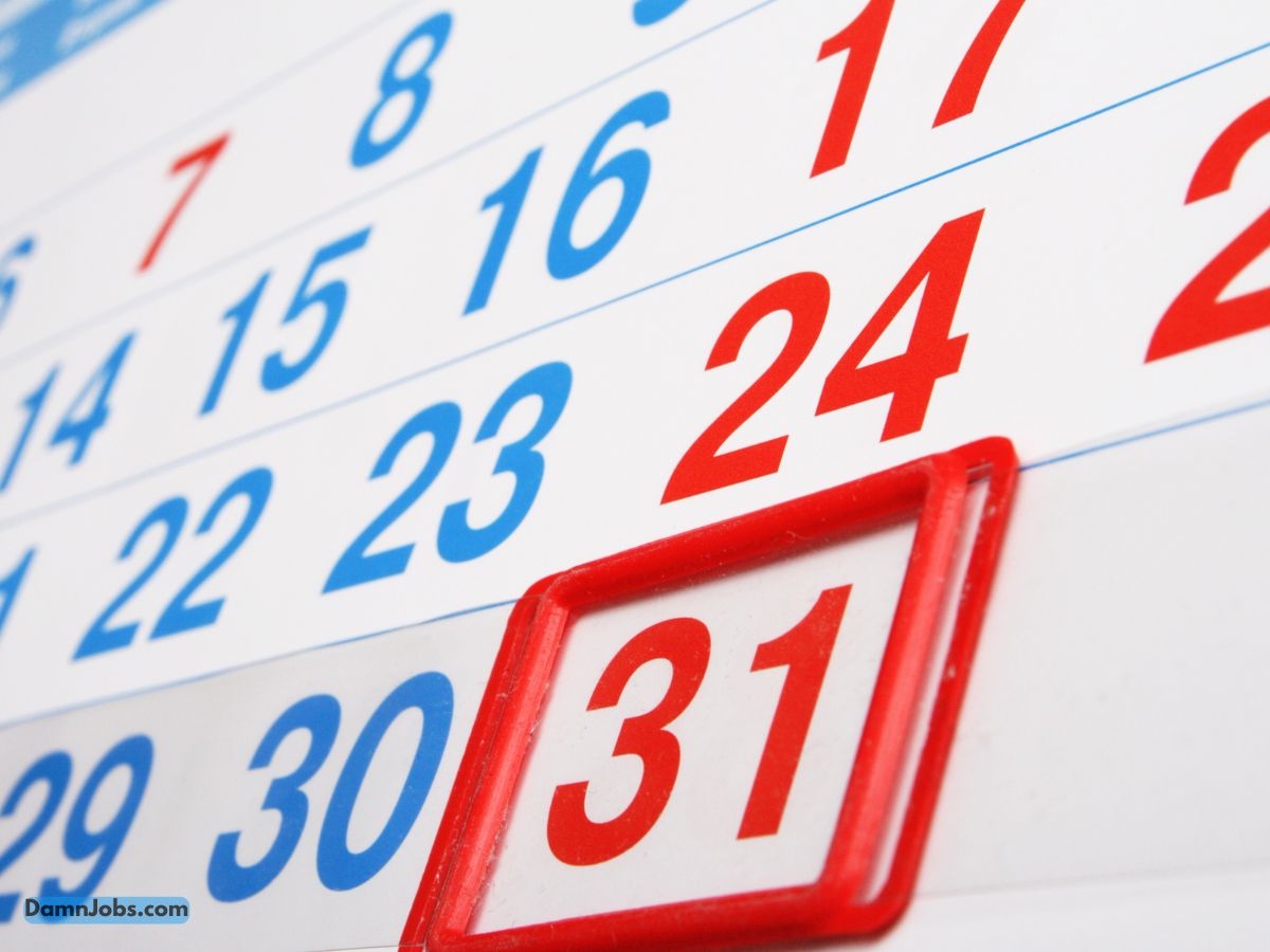 How many work days in a year