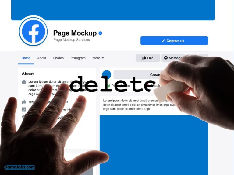 How to delete a facebook page
