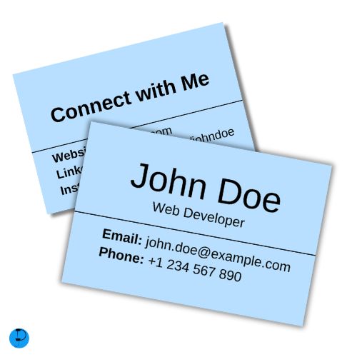 This Business Card Template Will Make You Stand Out! 