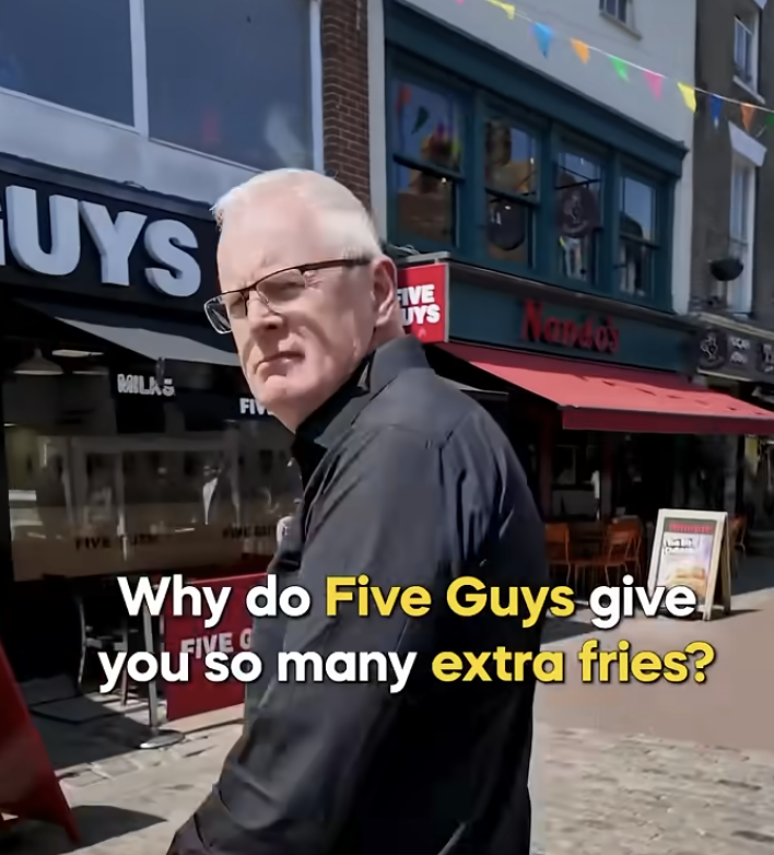 Why does 5 Guys give you extra fries?