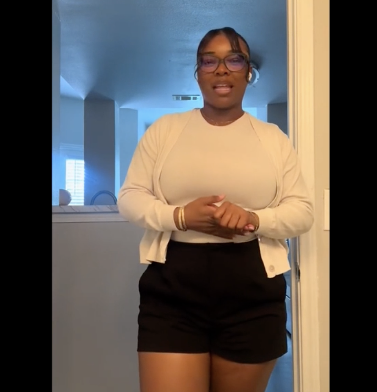 Woman goes viral after she's sent home from job interview for wearing shorts 