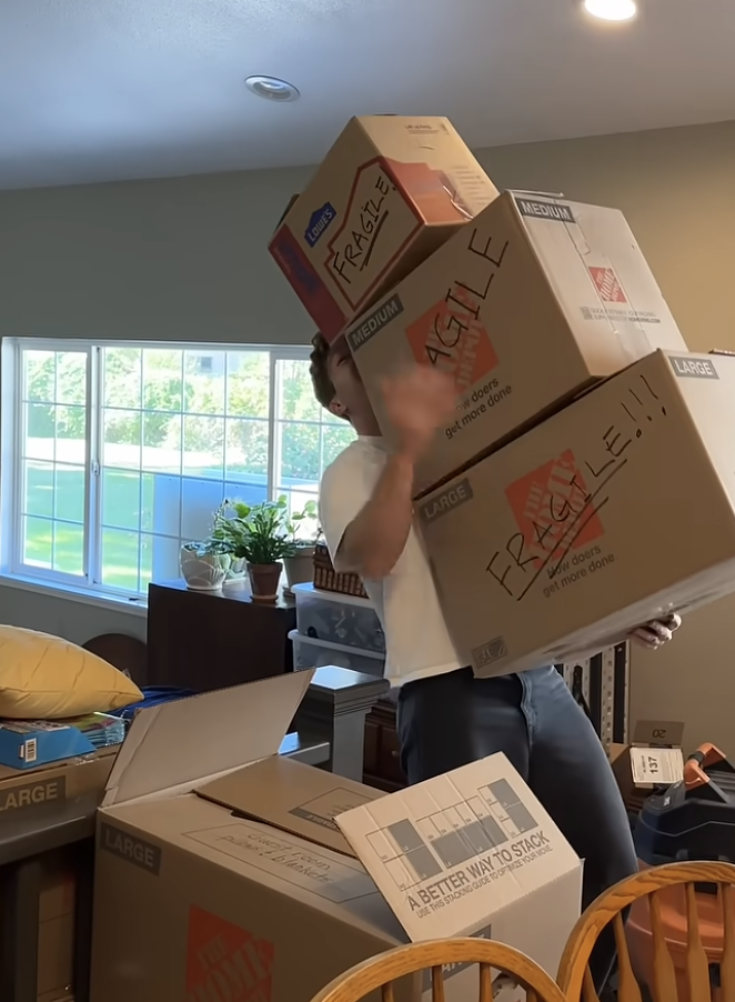 You ask friends and family instead of hiring movers