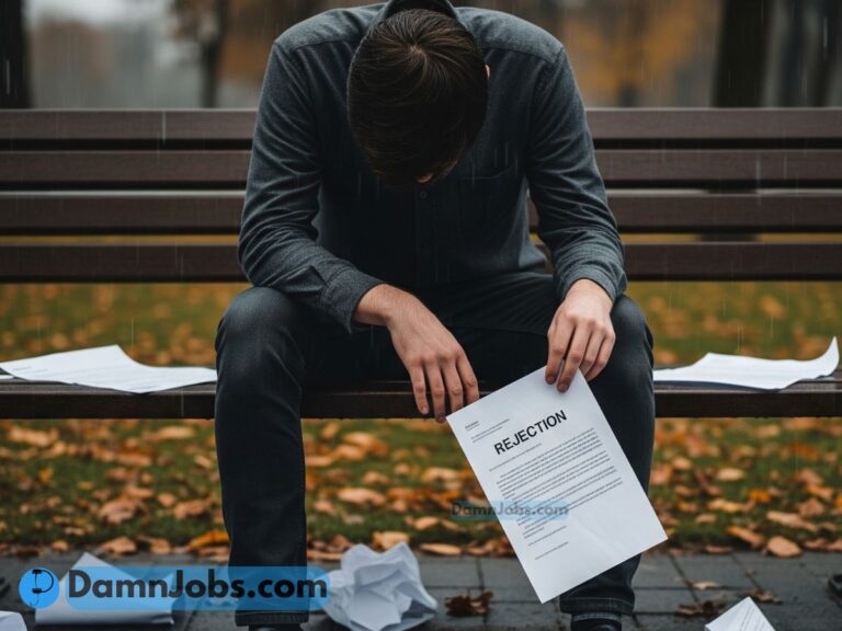 a person not getting hired rejection not getting hired