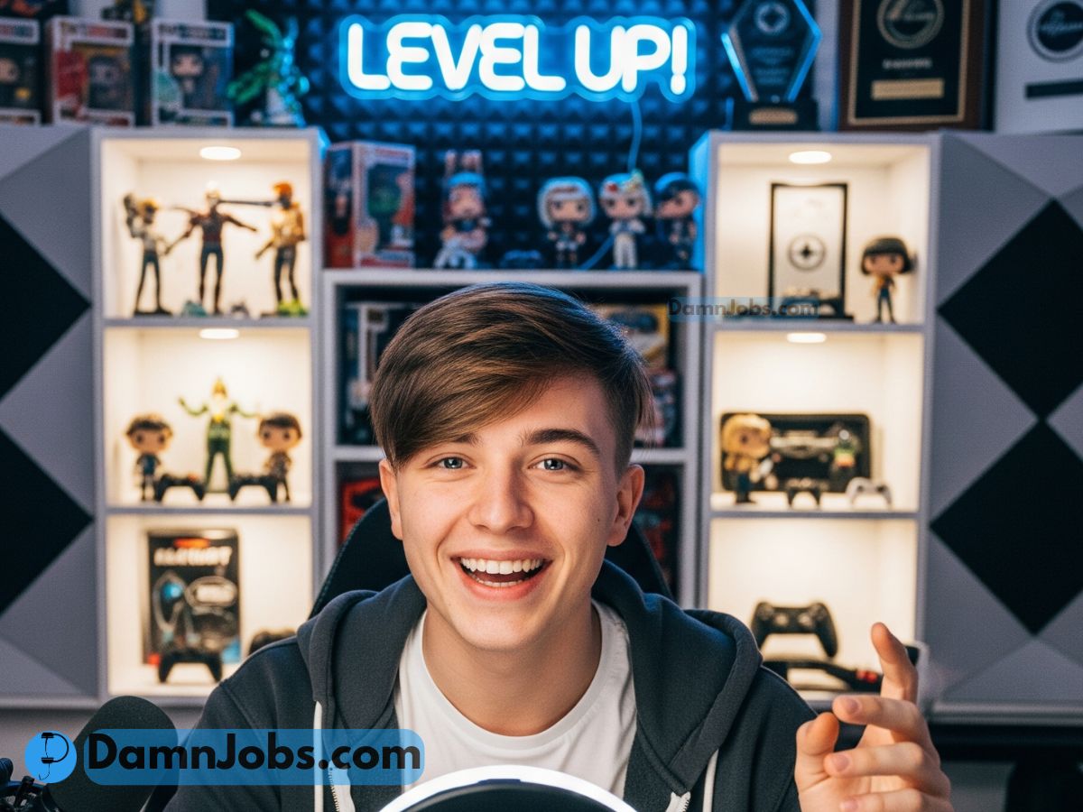 youtuber have his channel level up making money