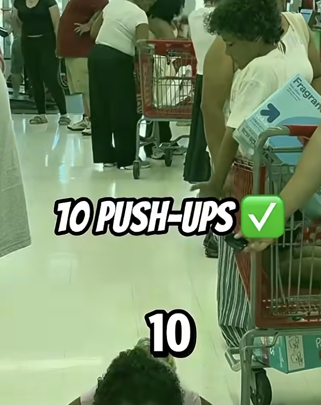 Do 10 push-ups, I’ll pay for your groceries💪🏽‼️