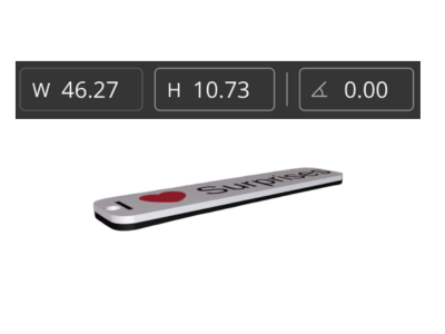 "I LOVE Surprises" Keychain