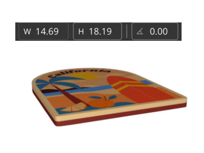 California Summer Keychain – Beach & Surfing Vibes