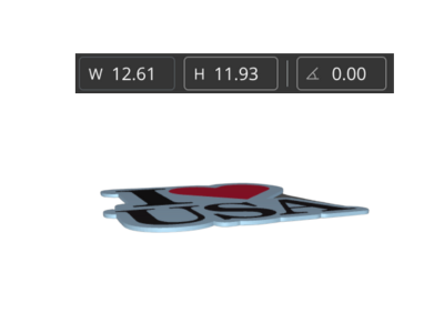 I Love USA" Keychain – Patriotic and Stylish