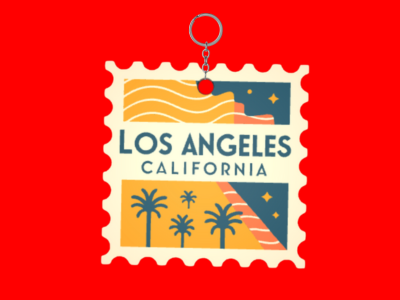 Los Angeles City Seal Keychain – United States Souvenir