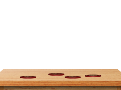 Red Circle Chinese Snake for 2025 Las Vegas Chip