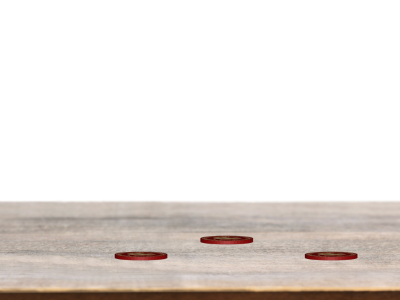 Red Circle Chinese Snake for 2025 Las Vegas Chip