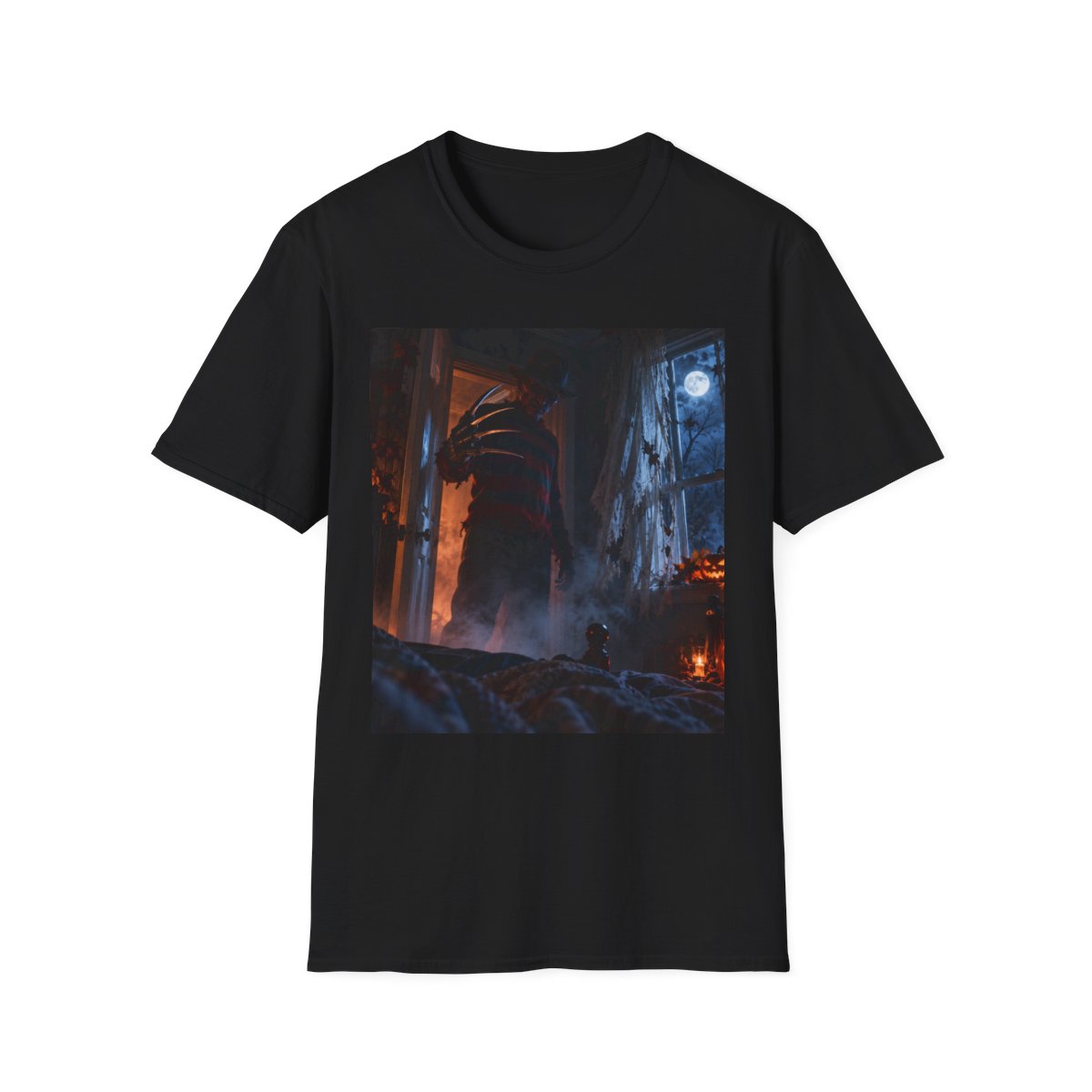 Dark Fantasy T-Shirt — Gothic Dragon Lair Scene